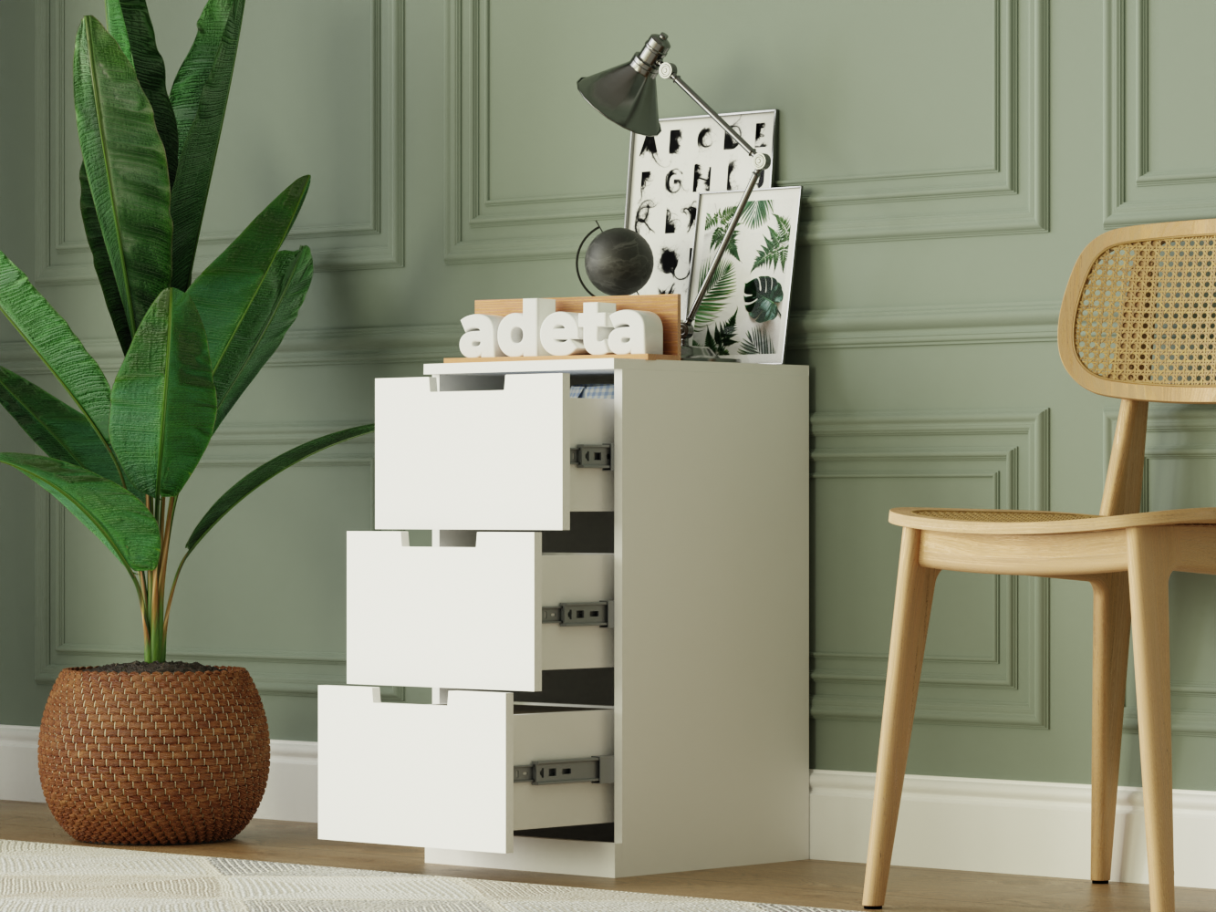 Комод Нордли 26 white ИКЕА (IKEA) изображение товара