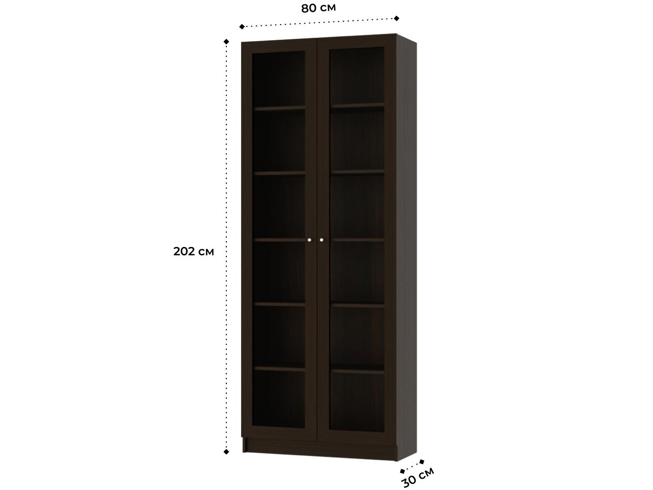 Книжный шкаф Билли 336 wenge tsava ИКЕА (IKEA) изображение товара